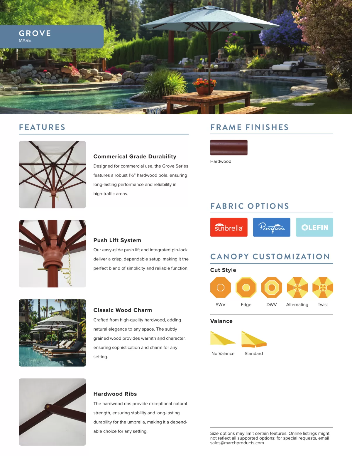 California Umbrella Catalog 2026, page 18