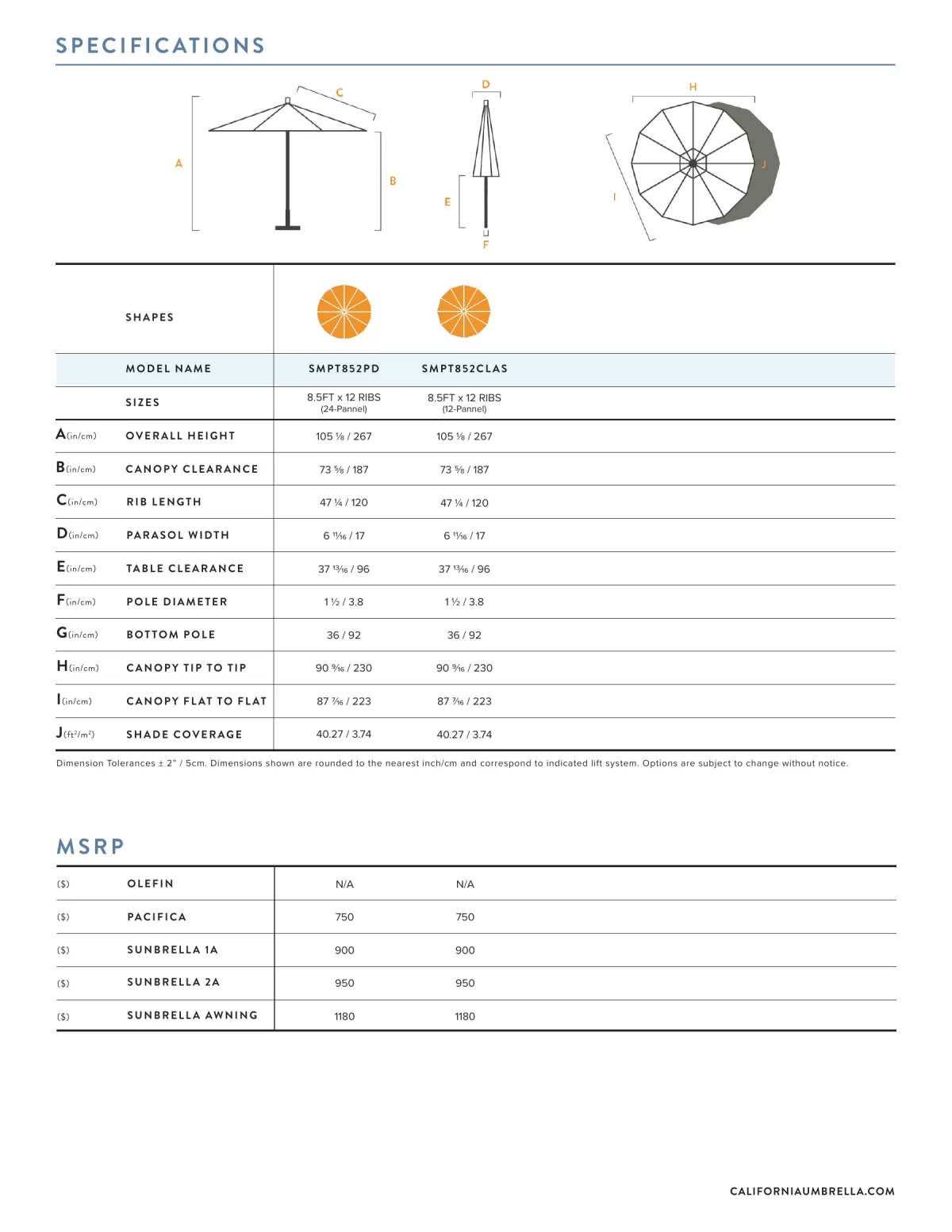 California Umbrella Catalog 2026, page 28