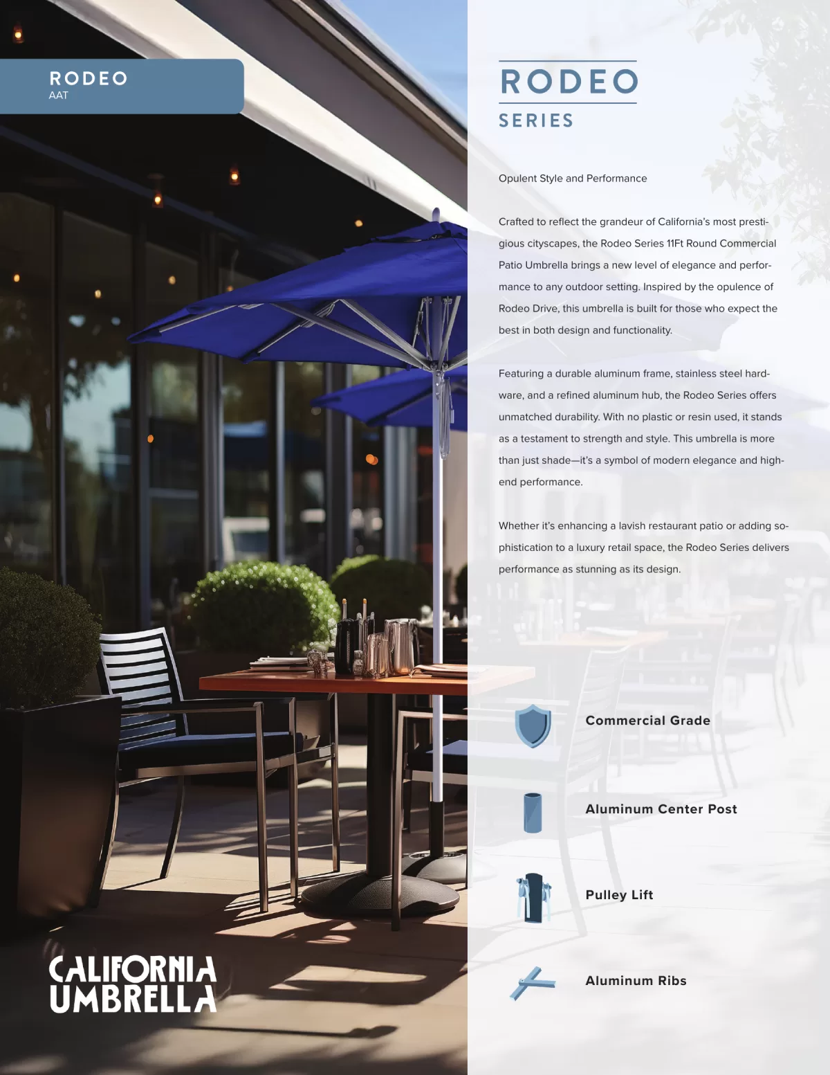 California Umbrella Commercial Catalog 2026, page 9