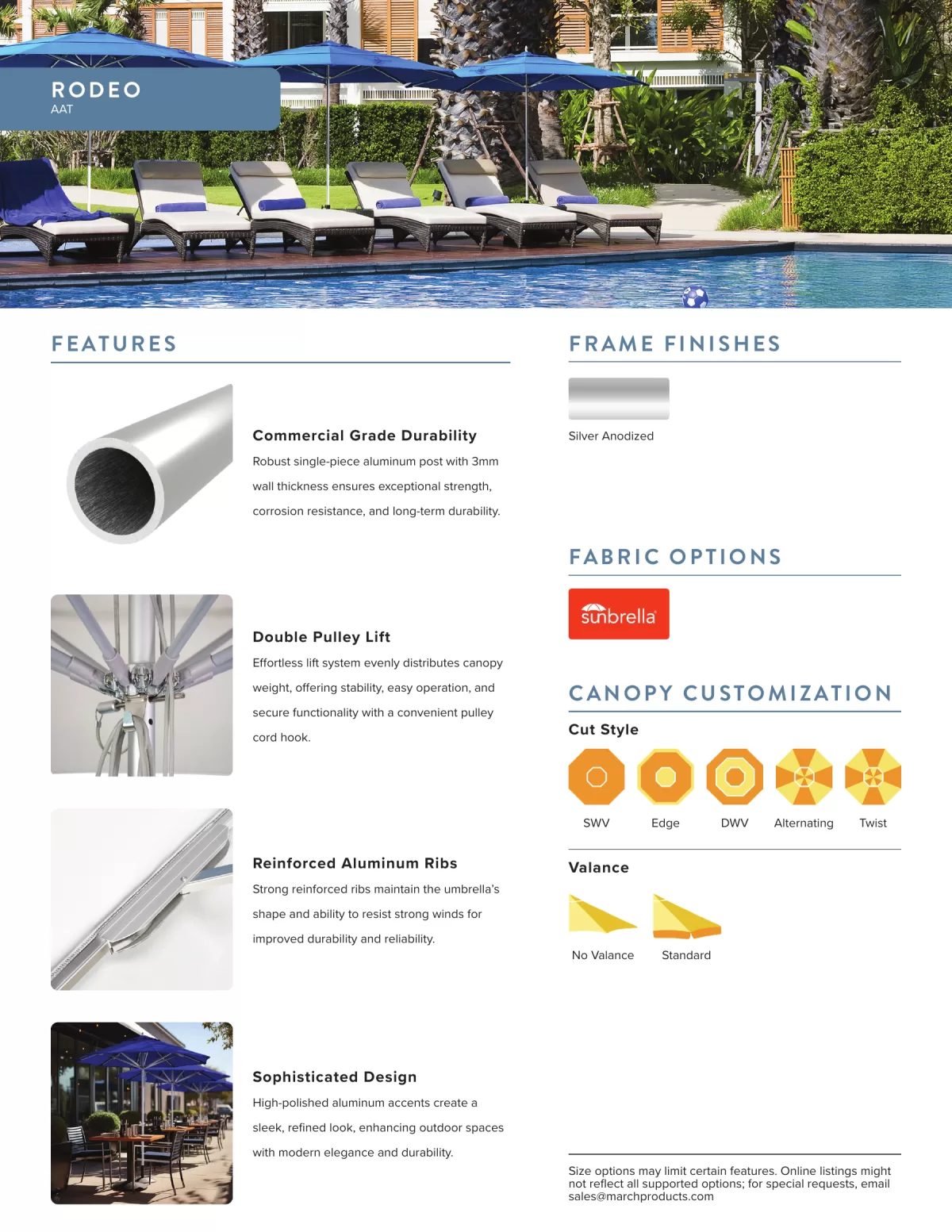 California Umbrella Commercial Catalog 2026, page 10