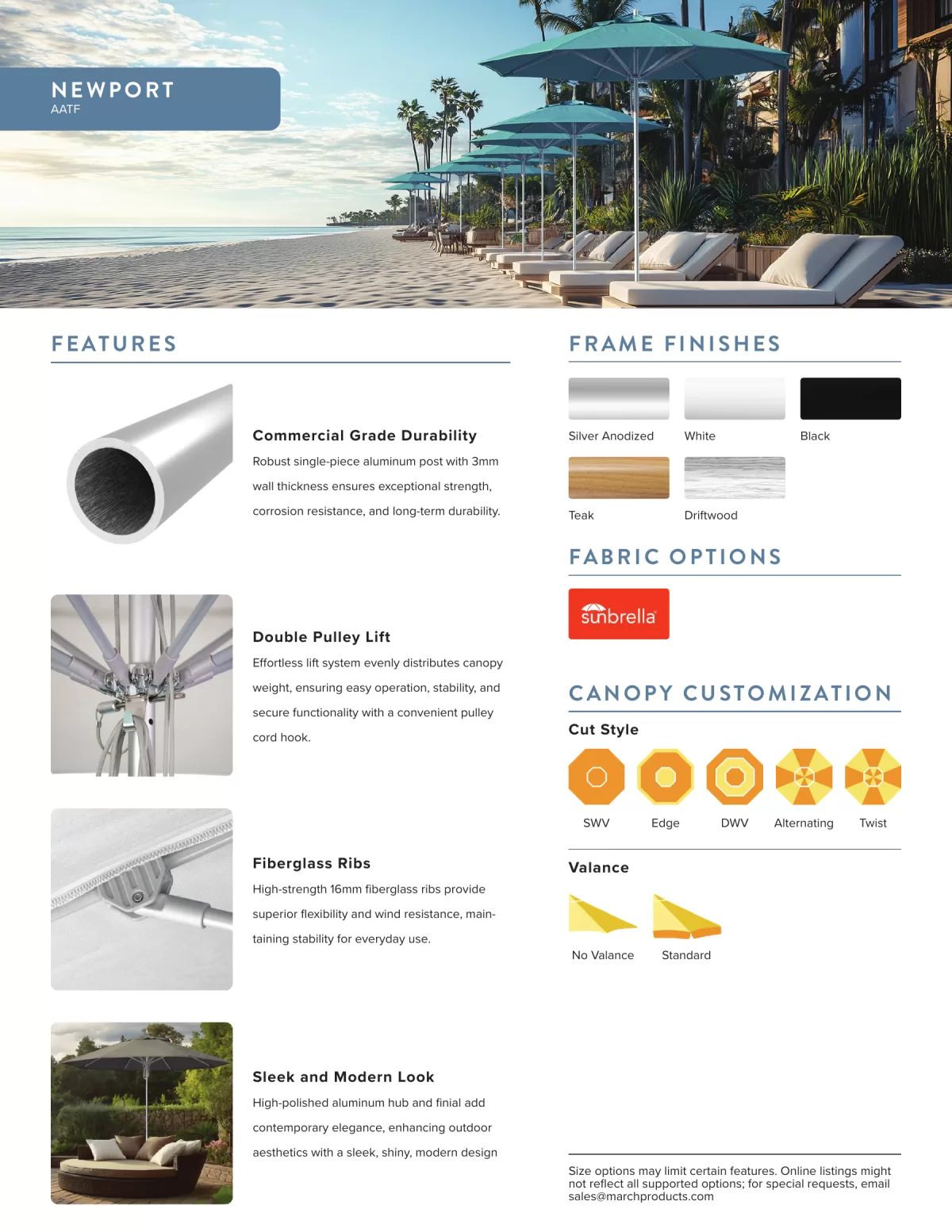 California Umbrella Commercial Catalog 2026, page 14