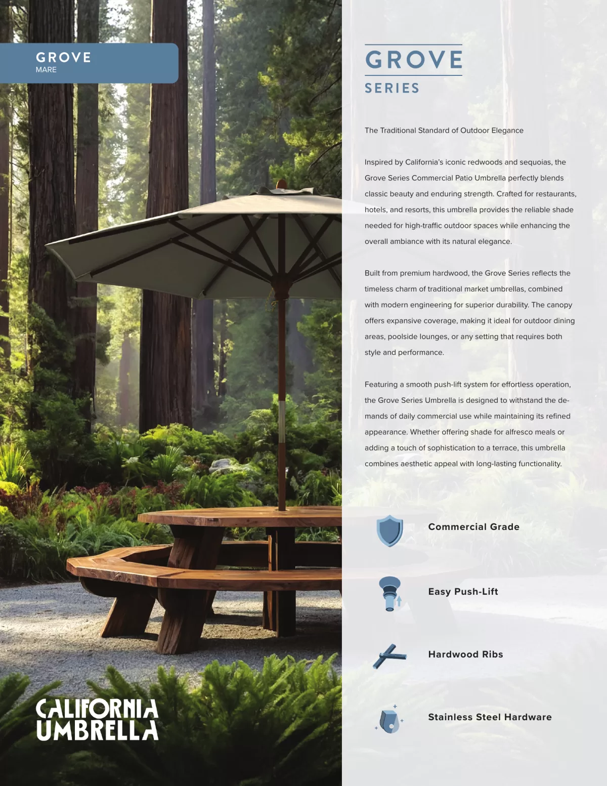 California Umbrella Commercial Catalog 2026, page 17