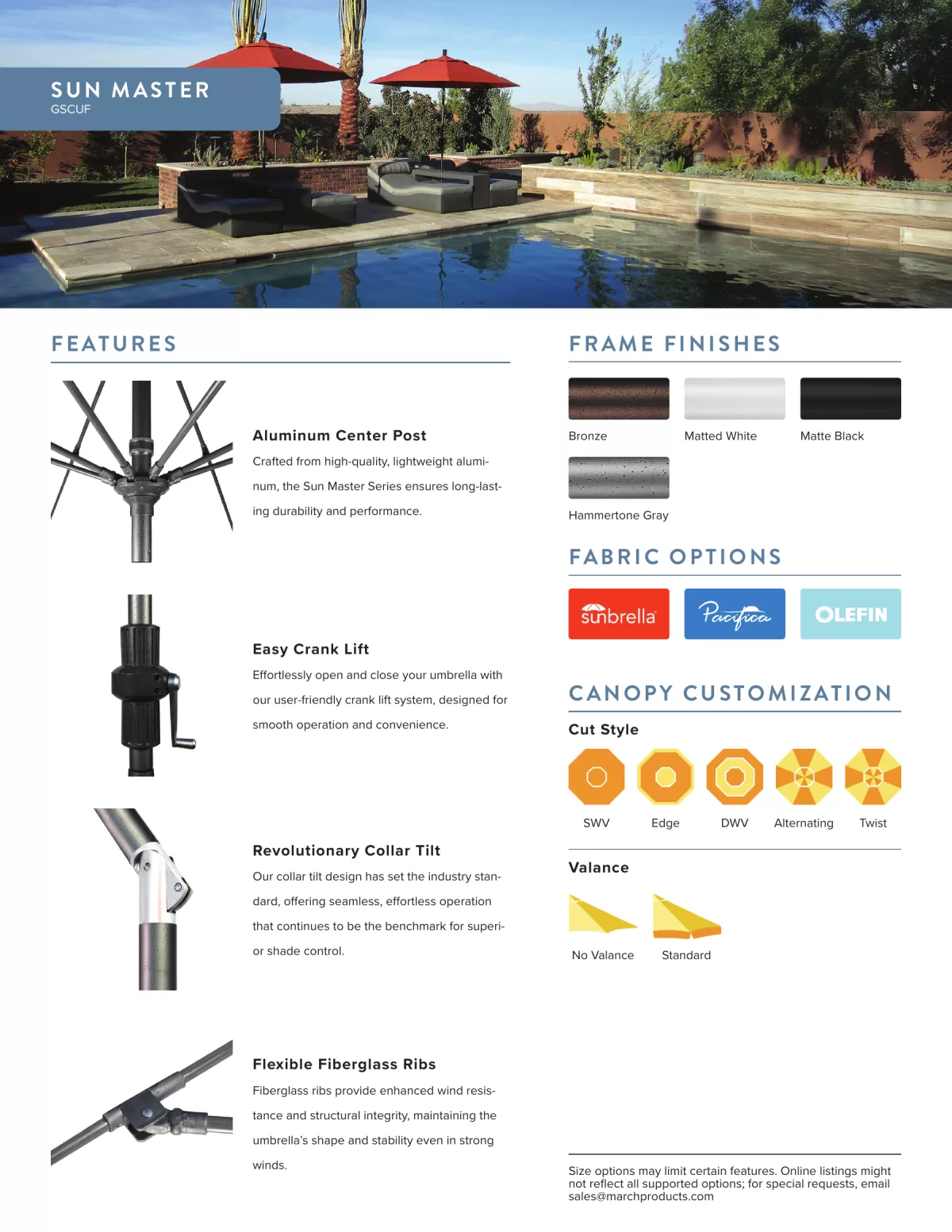 California Umbrella Residential Catalog 2026, page 22