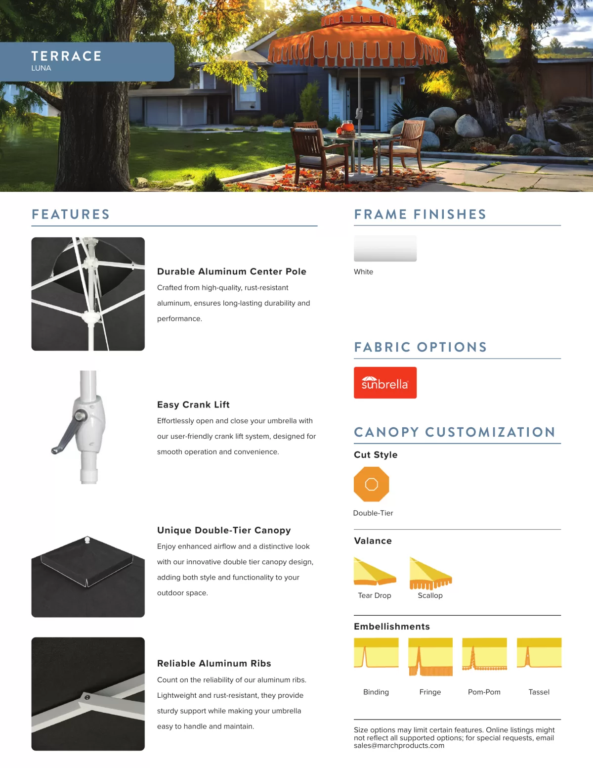 California Umbrella Residential Catalog 2026, page 38