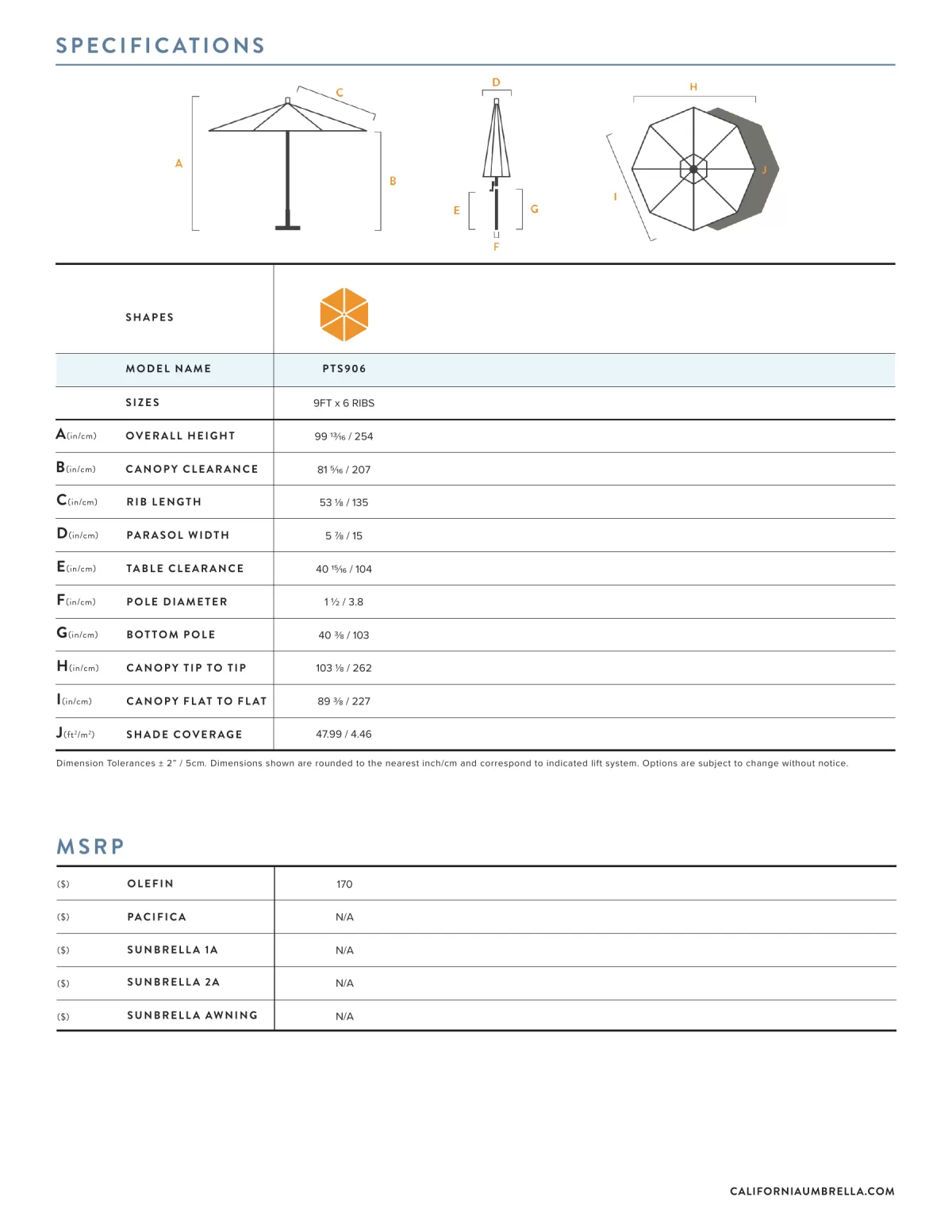 California Umbrella Residential Catalog 2026, page 56
