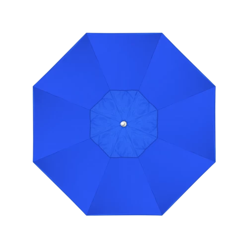 Rodeo Series 9 FT Round Commercial Patio Umbrella – Sturdy Aluminum Pole With Pulley Lift