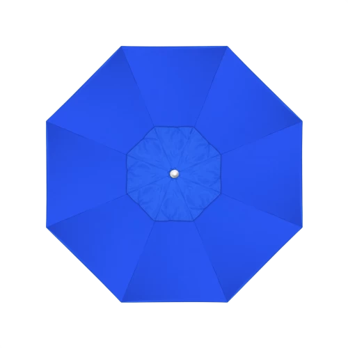 Newport Series 9 FT Round  Commercial Patio Umbrella – Lightweight Aluminum Pole With Pulley Lift And Fiberglass Ribs