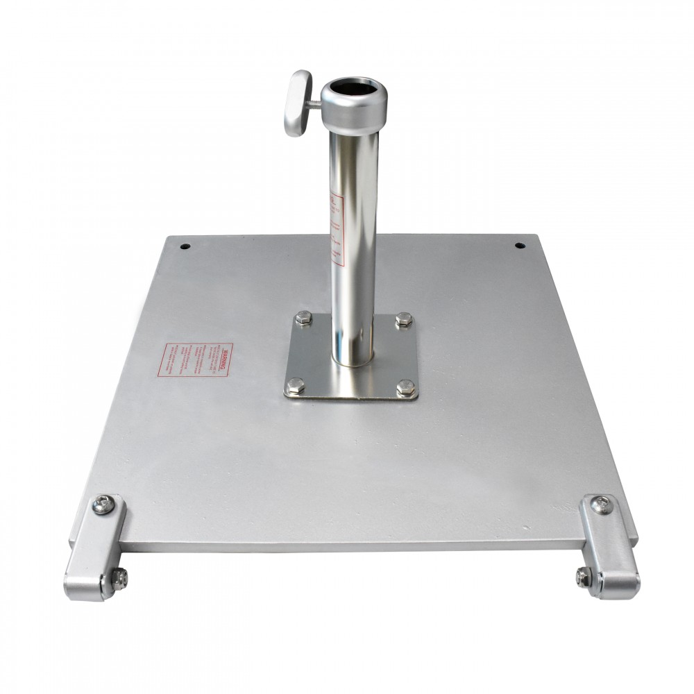 75 lb patio umbrella stand Giantex lbs Fillable Base, Water Sand Filled Umbrella with Built-in Handle for 1.5" Poles, Heavy Duty HDPE Weighted Market Table Umbrella Holder for Yard Garden (18 duty base keeps outdoor umbrellas from flying off into the sunset with every passing gust of wind or departing nanny Decorative Cast Iron Market Umbrella