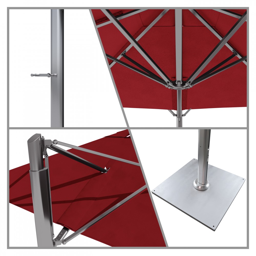 Solana Series 10 FT Square Cantilever: Premium Commercial Patio