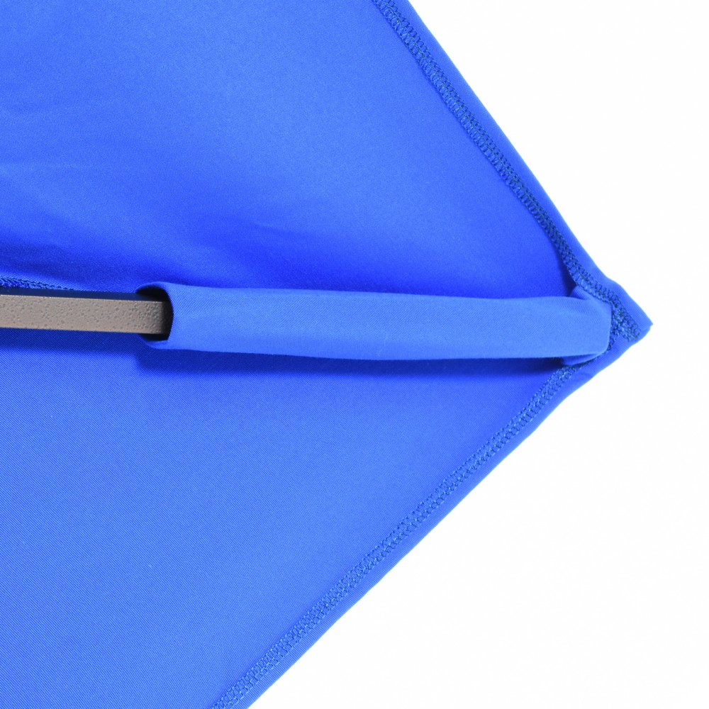 cantilever patio umbrella bjs Berkley Jensen 11' Umbrella with Solar LED - Beige