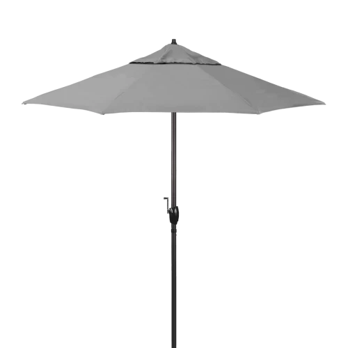 9 ft. aluminum market auto tilt patio umbrella in almond allen + roth 9-ft Aluminum Beige Auto-tilt Market Patio Umbrella in the Patio  Umbrellas department at Lowes.com