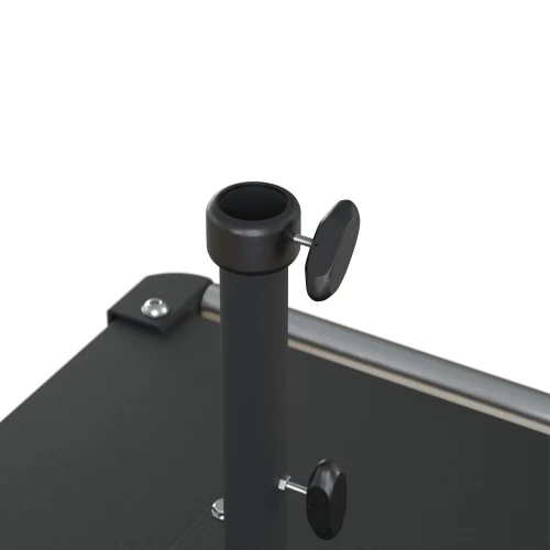 Commercial Grade Patio Umbrella Base – 70 Lbs. with Add-On Wheels